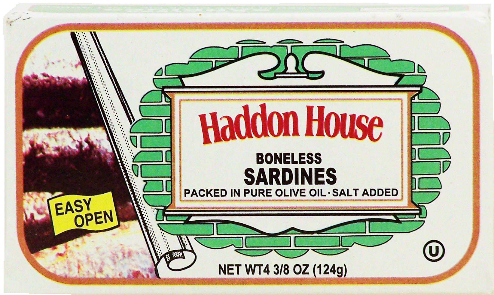 Haddon House  boneless sardines packed in olive oil, salt added Full-Size Picture